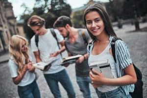 Group of Students at University